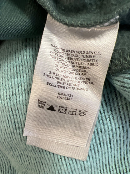 Columbia Women’s Blue Heathered Long Sleeve Full Zip Hooded Sweatshirt - L