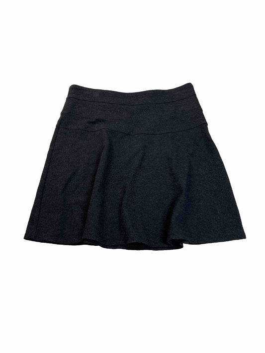 Athleta Women's Charcoal Gray Ponte Twill Stretch Skirt - 8