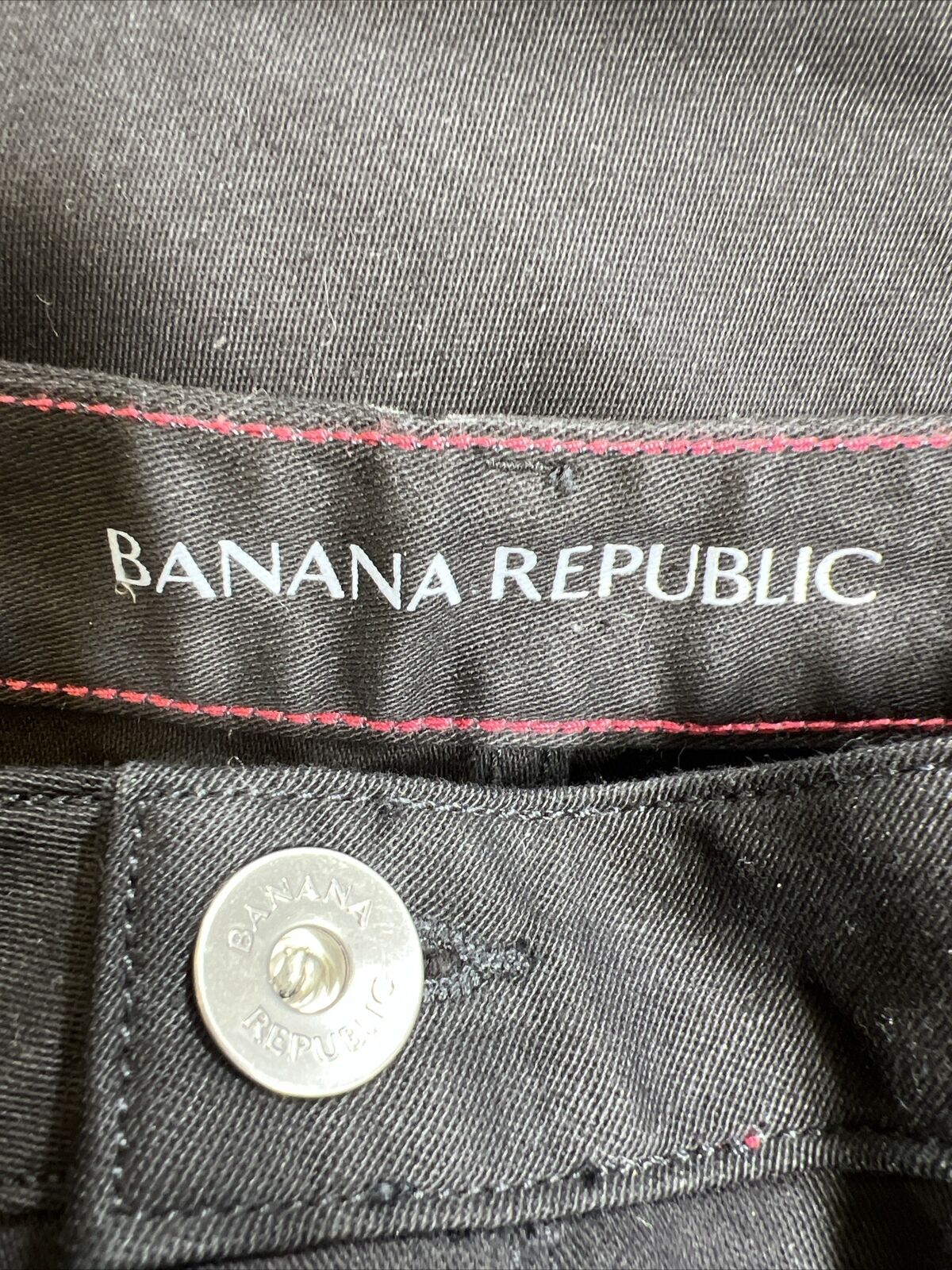 Banana Republic Vaqueros pitillo negros para mujer - 32