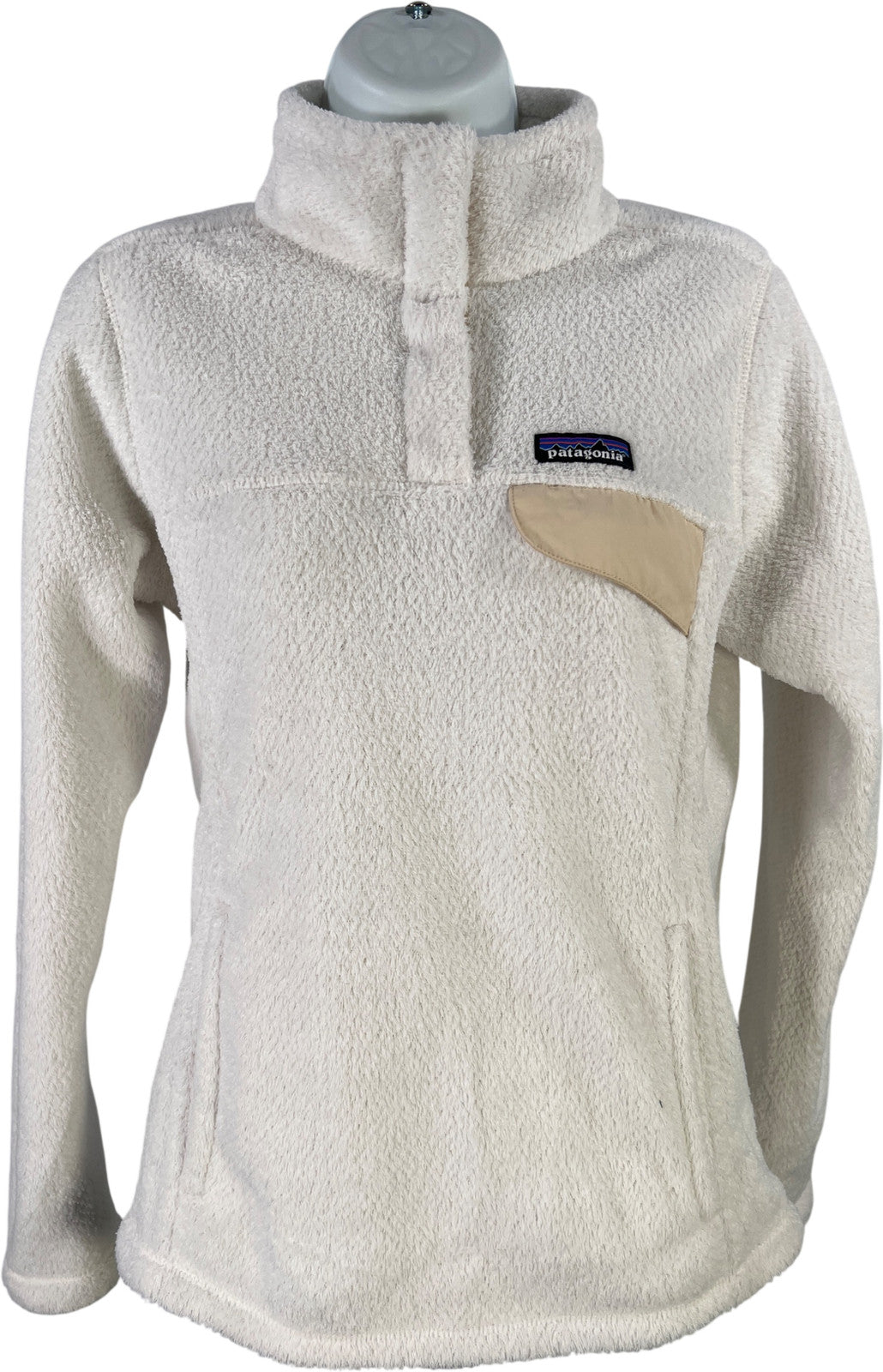 Patagonia Women’s White Re-Tool Snap-T Pullover Jacket - S