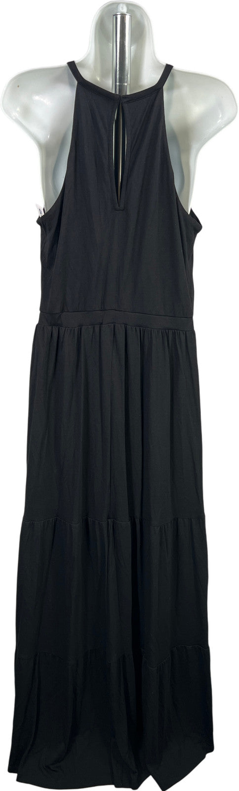 Old Navy Women’s Black Tiered Sleeveless Maxi Dress - M Tall