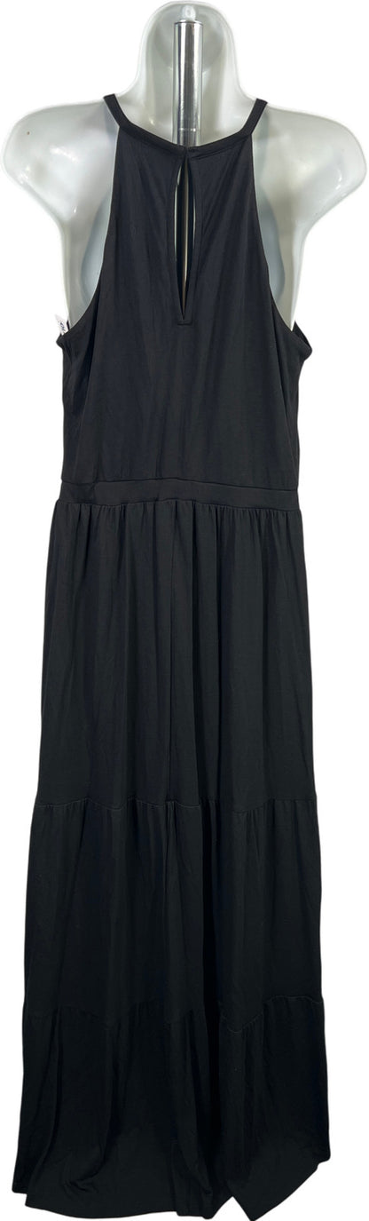 Old Navy Women’s Black Tiered Sleeveless Maxi Dress - M Tall