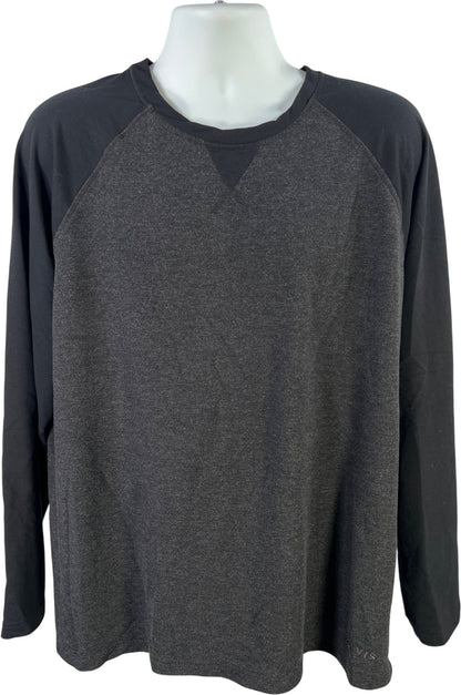 Orvis Men’s Black/Gray Long Sleeve Shirt - XL