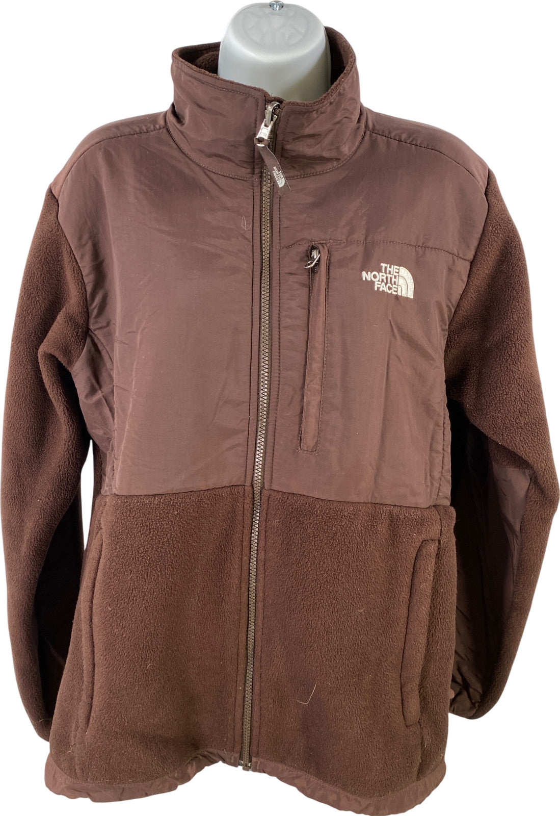 The North Face Women’s Brown Denali Polartec Fleece Full Zip Jacket - L