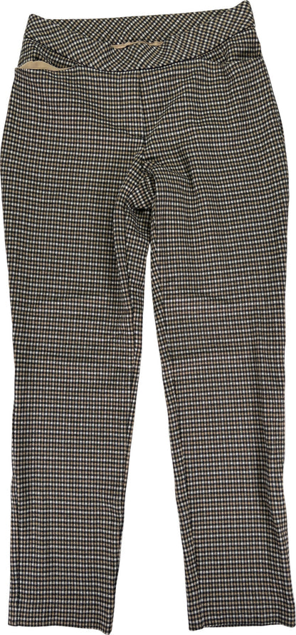 J.Jill Women’s Black/Beige Pull On Ponte Slim Leg Pants - XS Petite