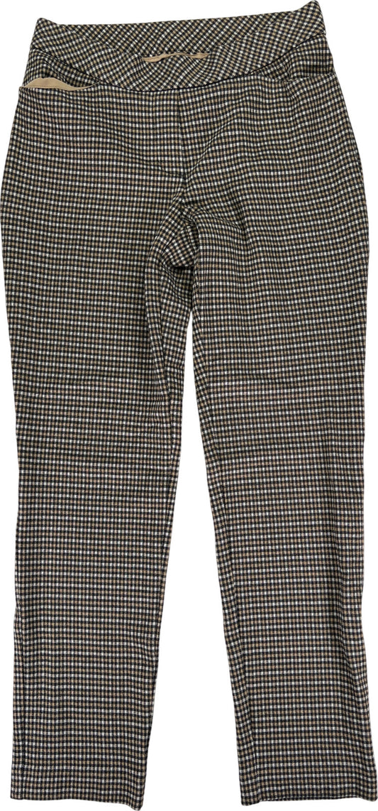 J.Jill Women’s Black/Beige Pull On Ponte Slim Leg Pants - XS Petite