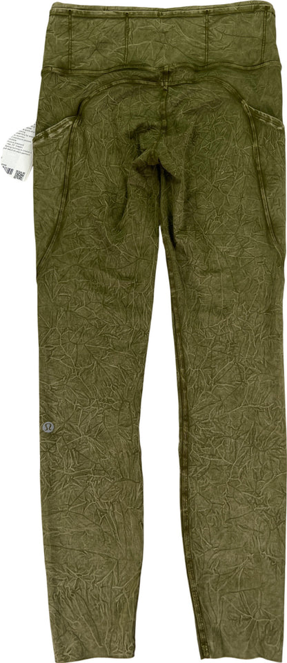 Lululemon Women’s Ice Wash Green Fast Free Tight II 25” Ice Dye Leggings - 6