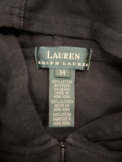 Lauren Ralph Lauren Women's Black Short Sleeve Hooded Dress - M