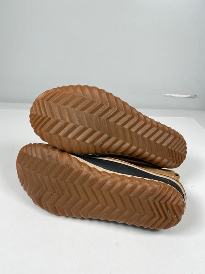 Sorel Women’s Tan Suede Out N About Suede Waterproof Lace Up Duck Boots - 7.5