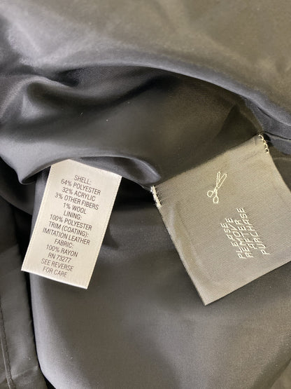 Dana Buchman Women’s Black/White Twill Sleeveless Sheath Dress - 12