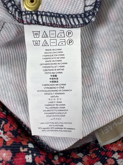 Michael Kors Women’s Pink/Red Small Wildflower Twill Pull On Pants - L