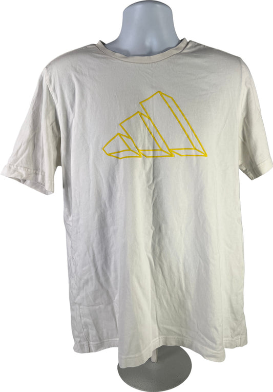 Adidas Men’s White Short Sleeve Graphic T-Shirt - L