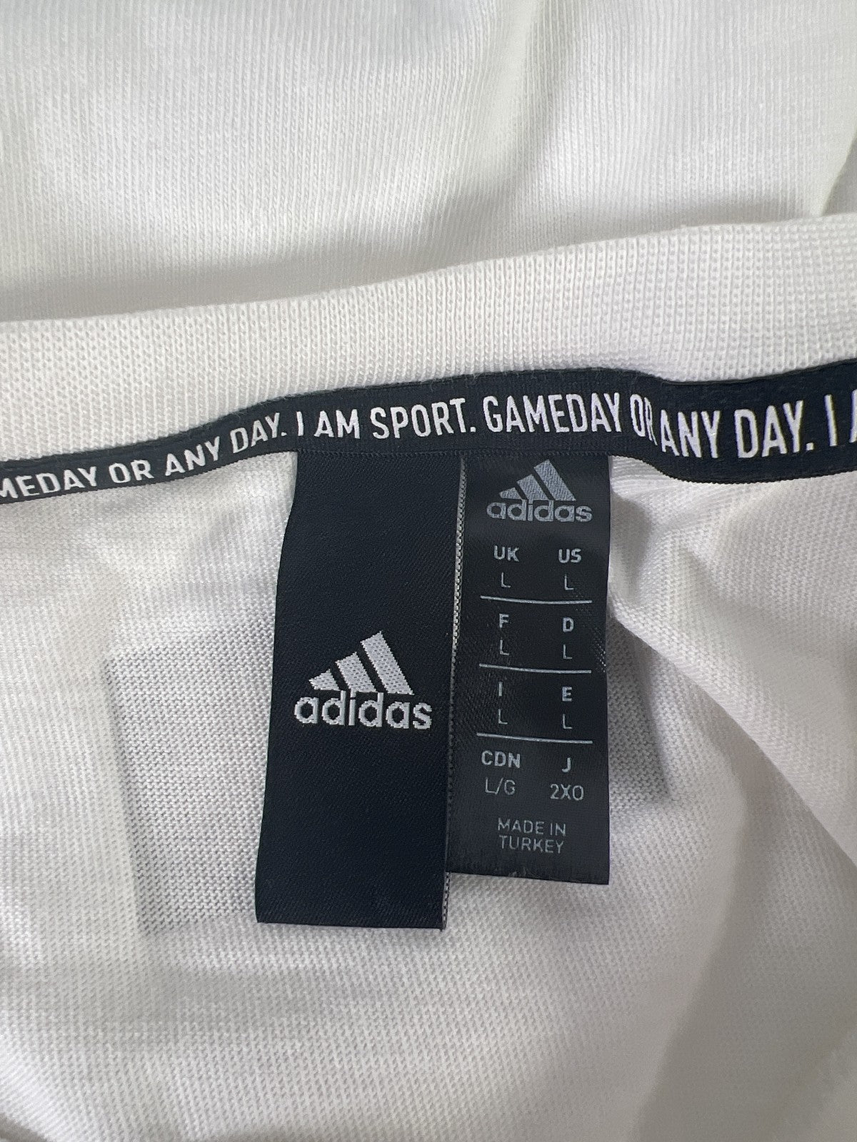 Adidas Men’s White Short Sleeve Graphic T-Shirt - L