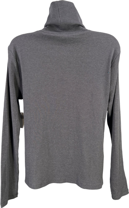 Old Navy Women’s Gray Ribbed Long Sleeve Turtleneck Shirt. - L