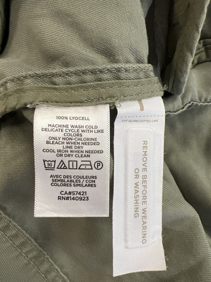 LOFT Women’s Green Long Sleeve Snap Utility Jacket - S