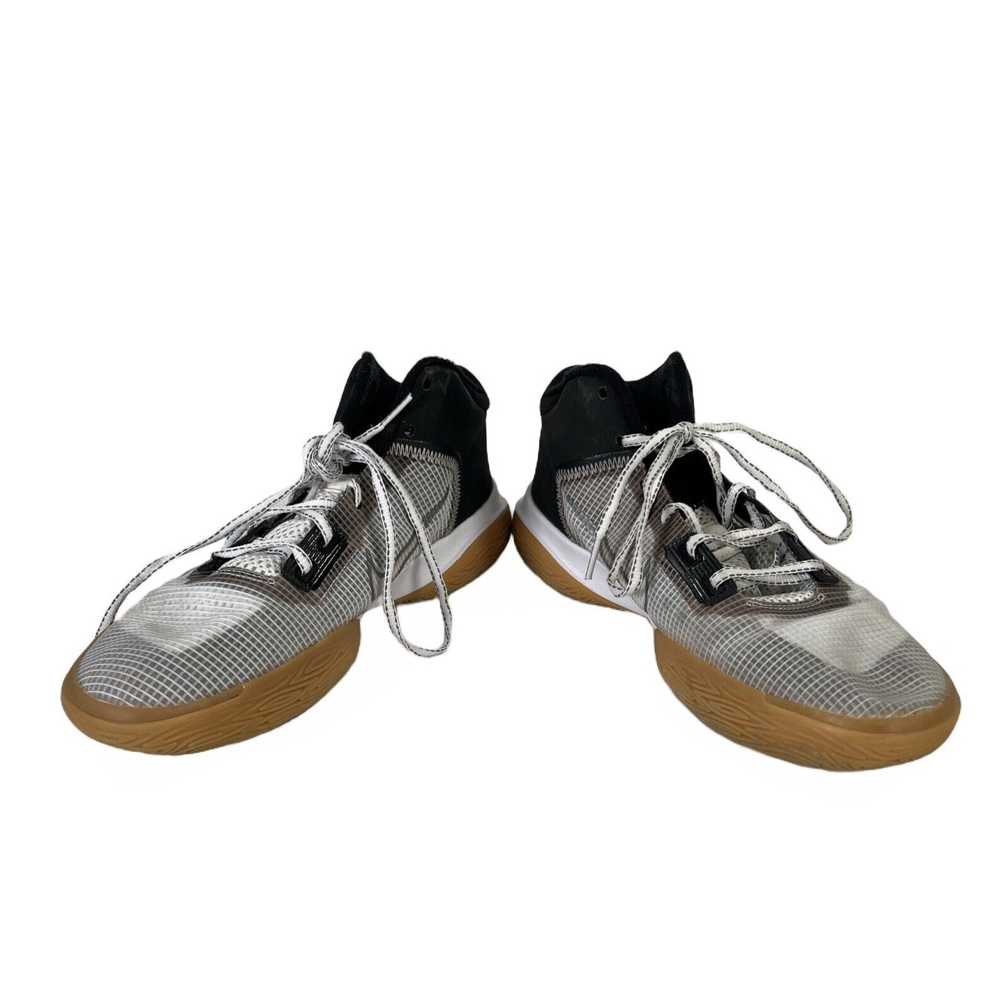 Nike Men's Black/White Kyrie Flytrap 4 Lace Up Basketball Shoes - 10