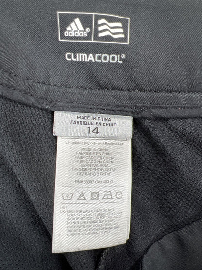 adidas Women's Black Climacool Lined Golf Skort - 14