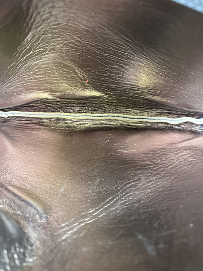 Michael Kors Women’s Blue Coated Canvas Small Chain Belt Bag Clutch