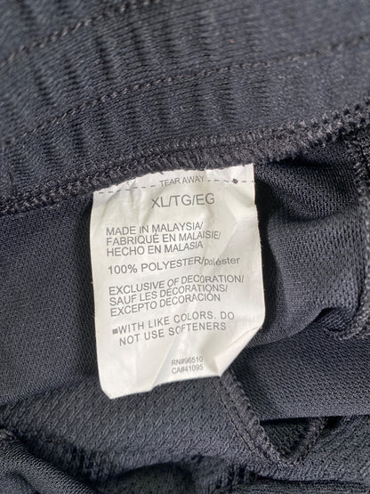 Under Armour Men’s Black Fitted Twist Zip Ankle Athletic Pants - XL