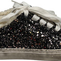 Nine West Women’s Black Glitter Sherpa Trim Lace Up Sneakers - 7.5