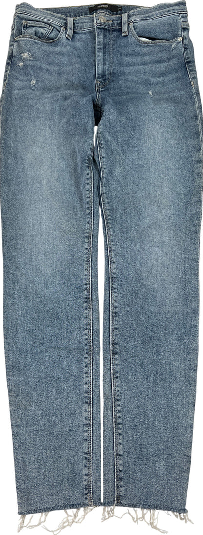 Hudson Women’s Light Wash Barbara Super Skinny Distressed Jeans - 28