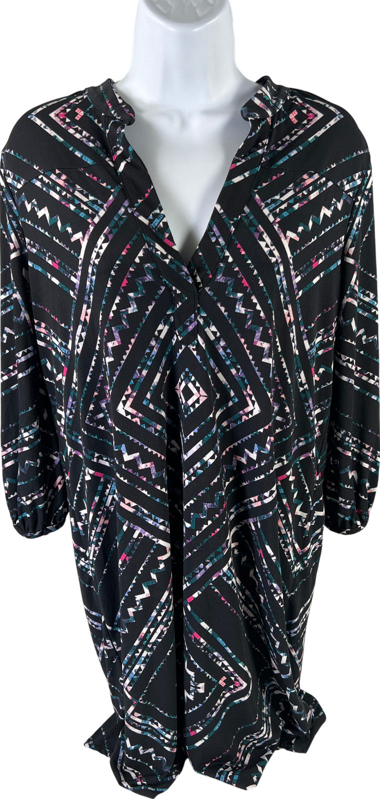 Banana Republic Women’s Black 3/4 Sleeve Short Shift Dress - S