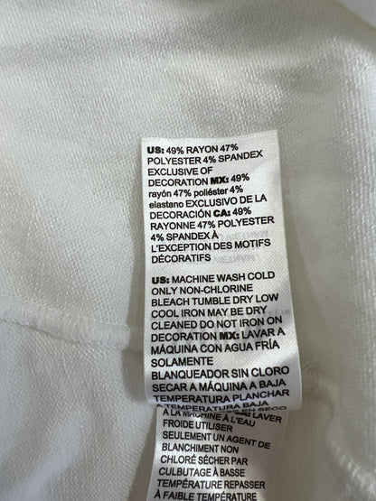 White House Black Market Women’s Ivory/White Long Sleeve Sweater Shirt - S