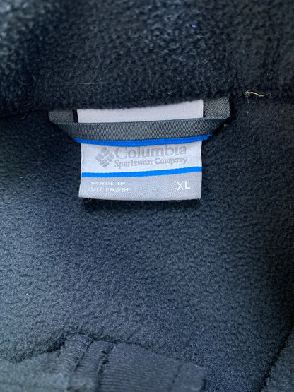 Columbia Men’s Black Fleece Lined Full Zip Soft Shell Jacket - XL