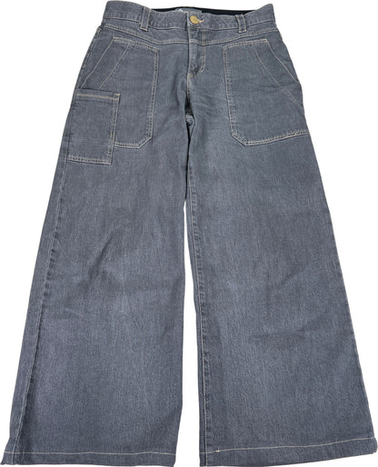 Democracy Women’s Gray Wide Leg Denim Jeans - 8