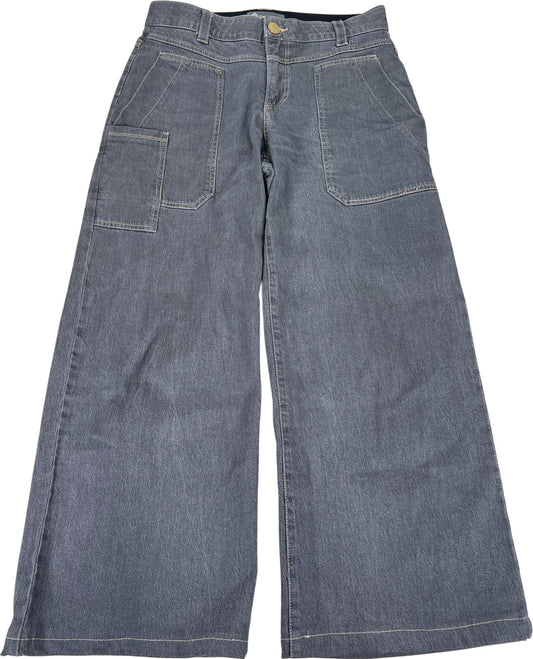 Democracy Women’s Gray Wide Leg Denim Jeans - 8