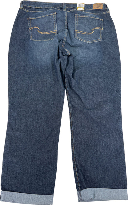 Levi’s Women’s Dark Wash Mid Rise Slim Boyfriend Denim Jeans - 18