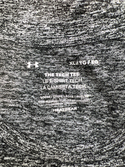 Under Armour Men’s Gray Heather Short Sleeve HeatGear Athletic Tech T-Shirt - XL