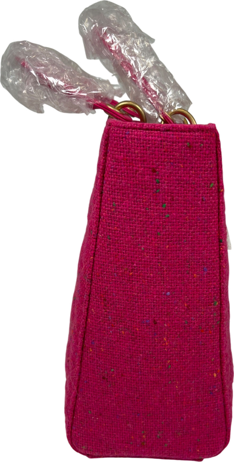 Christian Dior Lady Dior Large Tweed Pink Rose Moyen Rare Vintage Purse