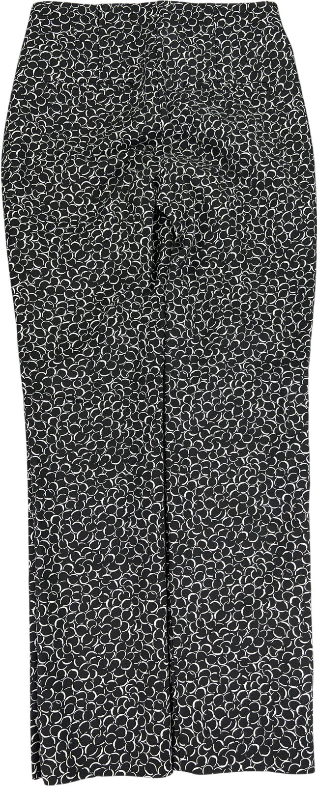 White House Black Market Women’s Black Side Zip Straight Ankle Pants - 2