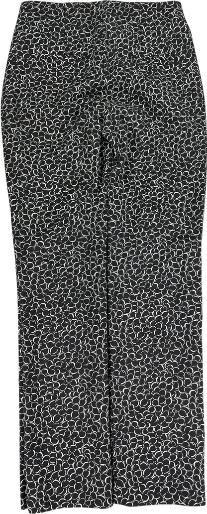 White House Black Market Women’s Black Side Zip Straight Ankle Pants - 2