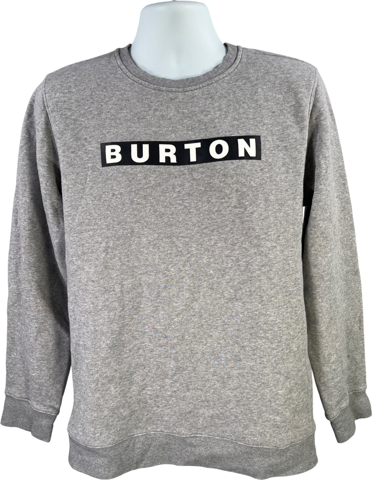 Burton Men’s Gray Fleece Crewneck Sweatshirt - S