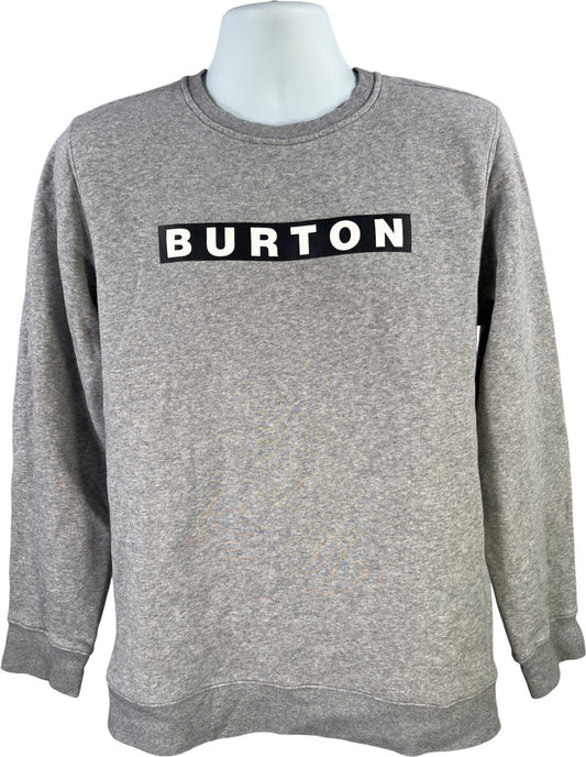 Burton Men’s Gray Fleece Crewneck Sweatshirt - S