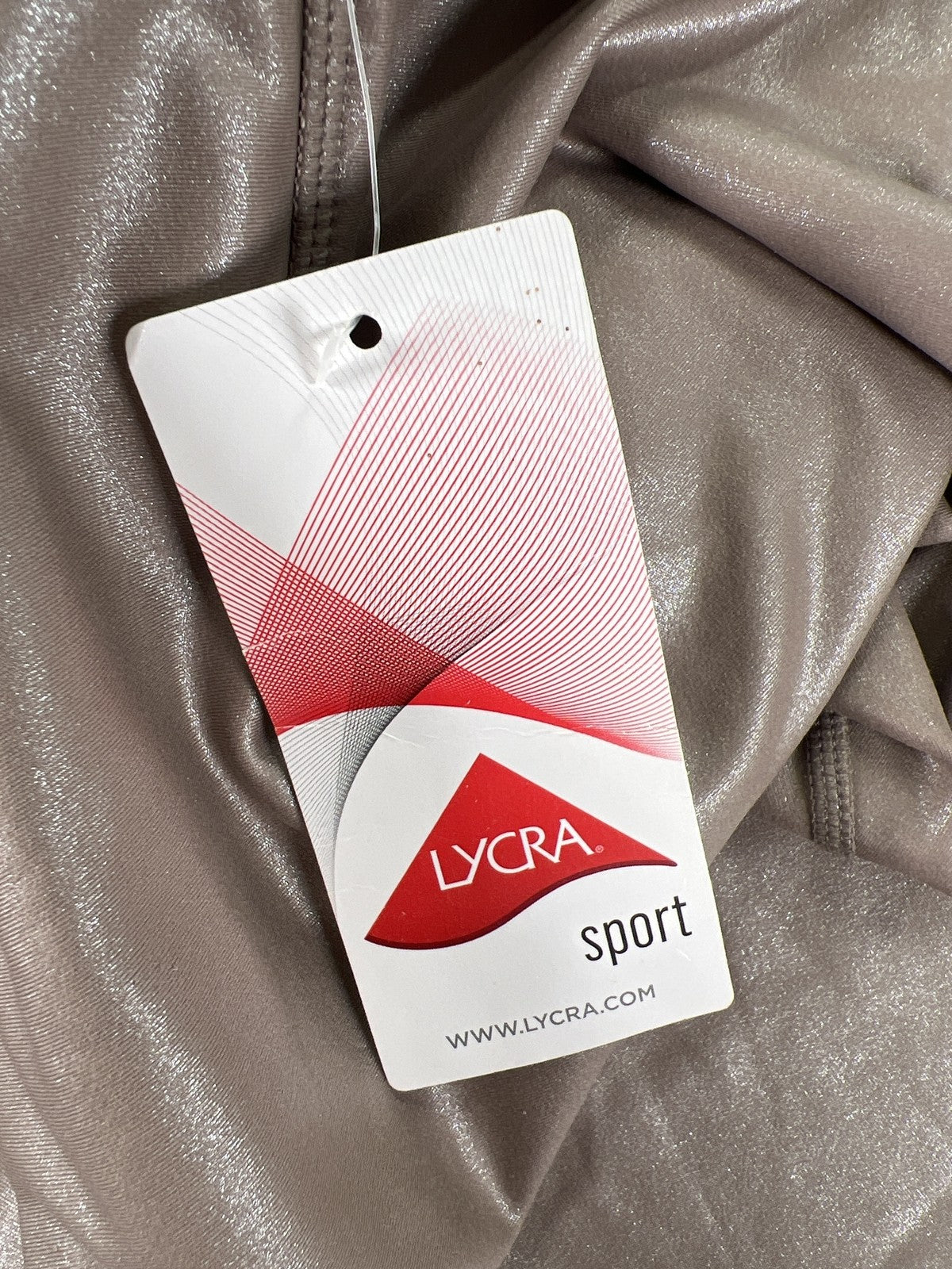 Athleta Women’s Beige Shimmer Elation Powervita Tight Leggings - S Petite