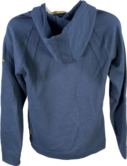 Nike Jordan Men’s Blue U of M Michigan Long Sleeve Pullover Hoodie Sweatshirt- M