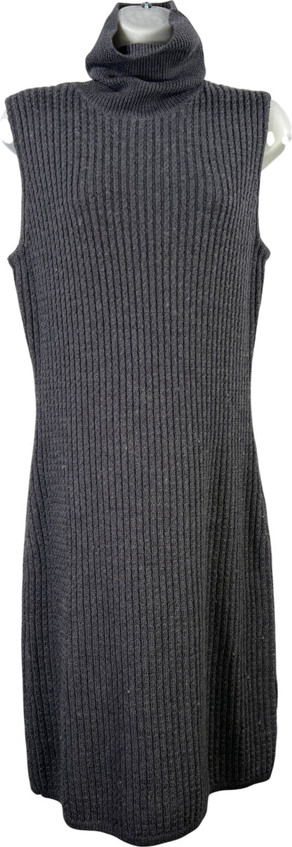 Carlisle Collection Women’s Gray/Blue Cable Knit Sweater Dress W/ Cardigan - M