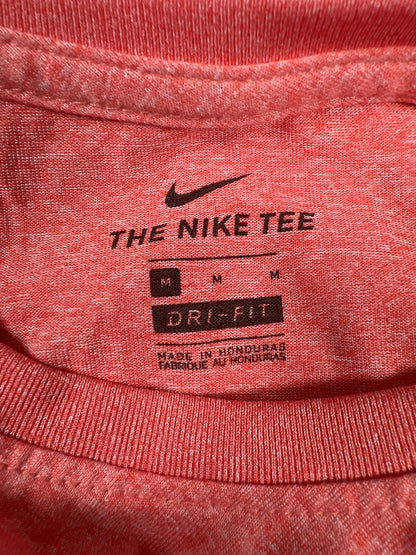 Nike Women’s Orange/Pink Heather Legend Sleeveless Athletic Tank Top - M