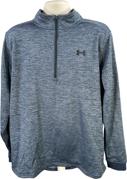 Under Armour Men’s Blue Coldgear 1/4 Zip Sweatshirt - XXL