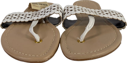 NEW Coldwater Creek Women’s Ivory/Beige Saint Tropez Sandals - 9