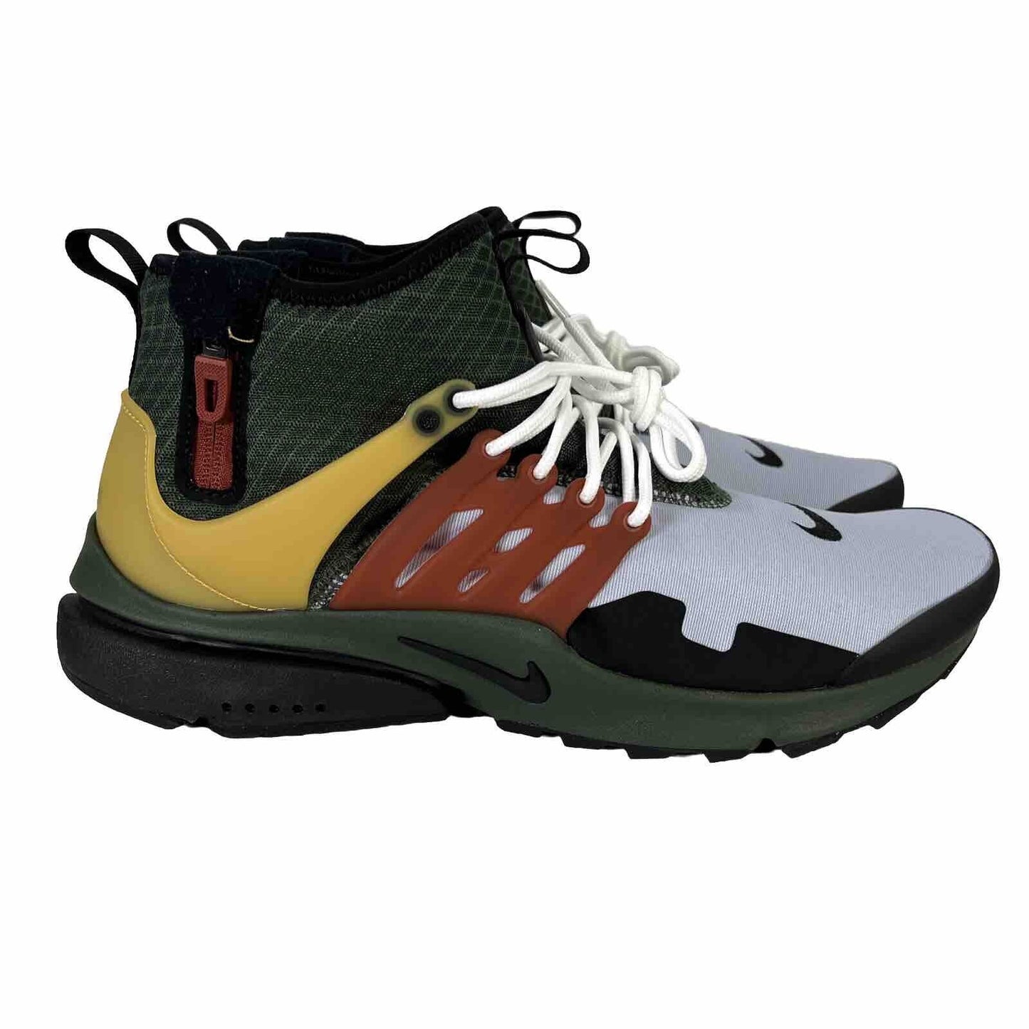 NEW Nike Mens Green Star Wars Boba Fett Air Presto Mid Utility Shoes - 11