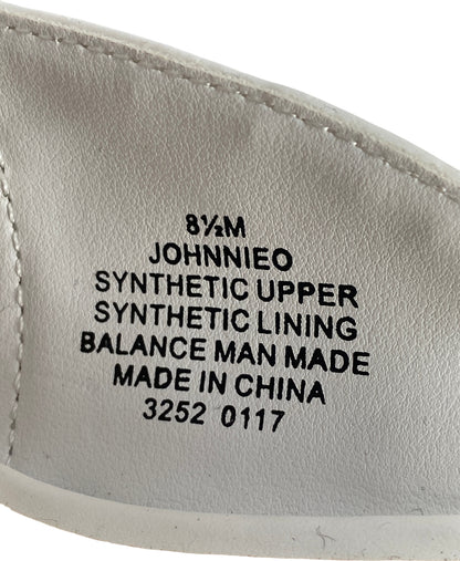 Nine West Women’s White Johnnie Slip On Low Heel Mules - 8.5