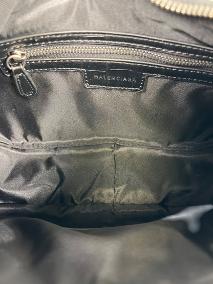 Balenciaga Black Leather Le Cagole Bag Small Satchel Bag Purse