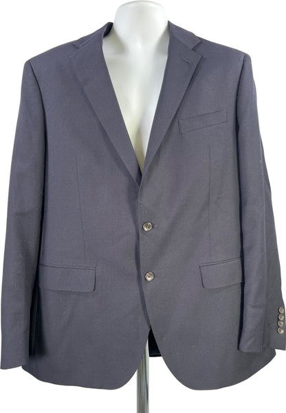 Polo Ralph Lauren Men’s Blue Wool Blend 2 Button Blazer Jacket - 44L