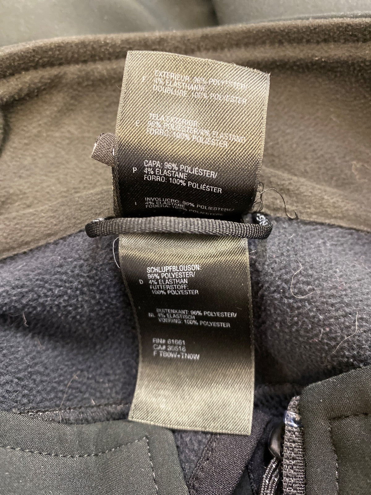 The North Face Men’s Black Apex Soft Shell Full Zip Jacket - XL