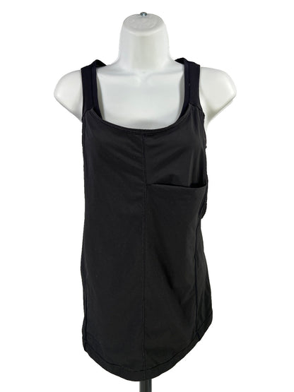 Lululemon Women’s Black Sleeveless Built In Bra Athletic Tank Top - 4