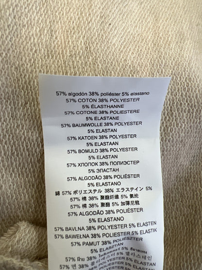 Michael Kors Women’s Beige Heather Lace Up Front Hooded Shirt - S